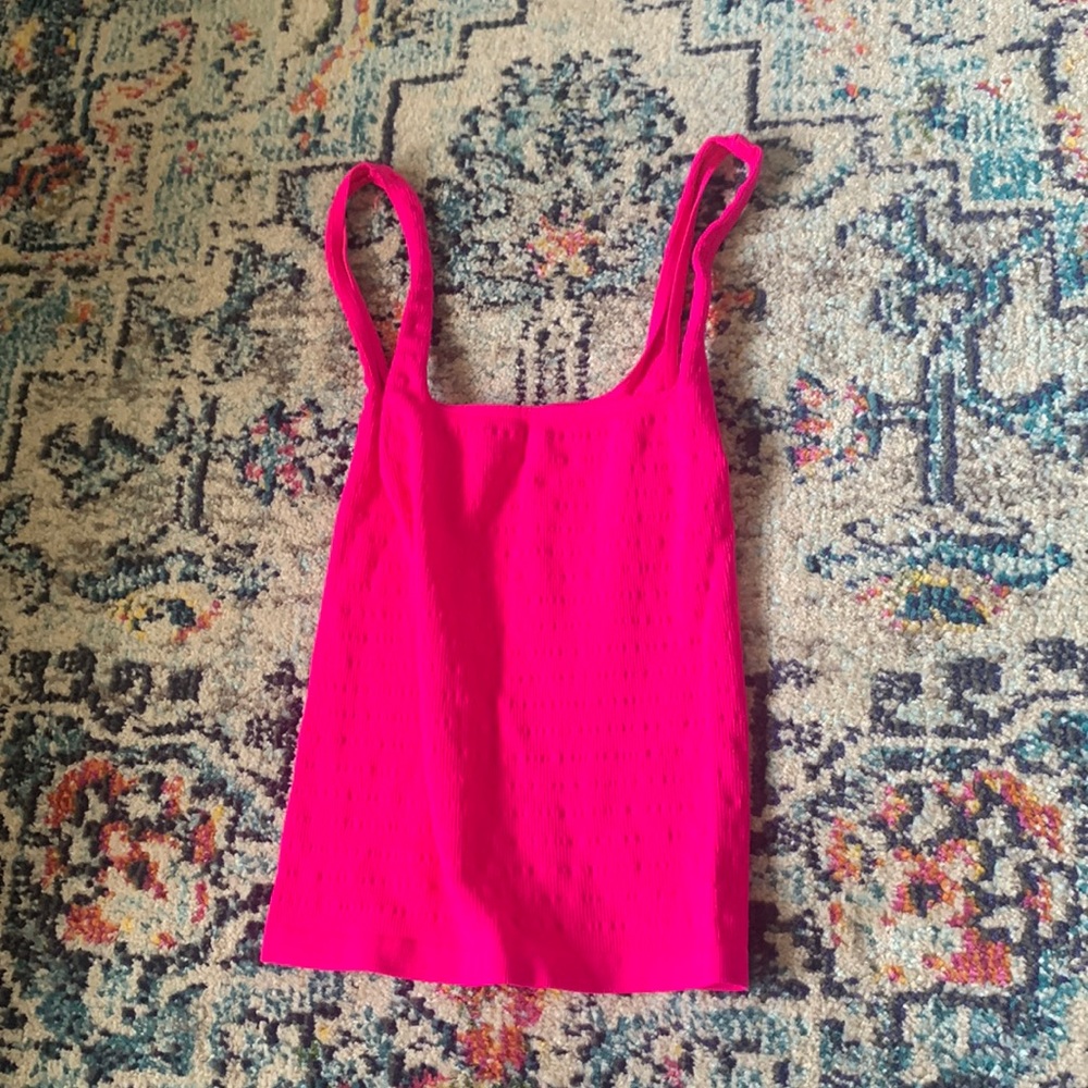 DONATED Free People intimately tank - Hot pink
